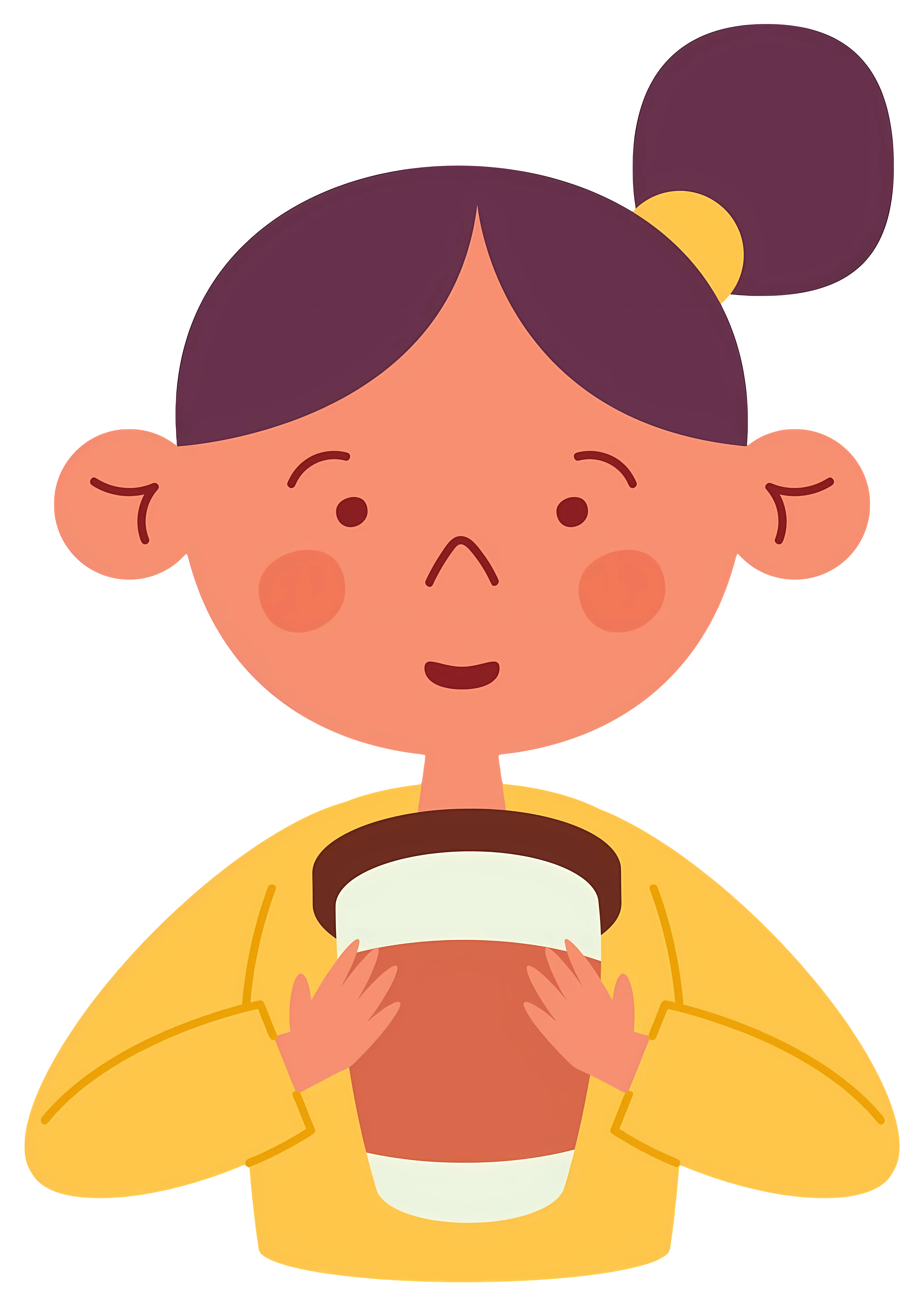 Child Holding a Cup
