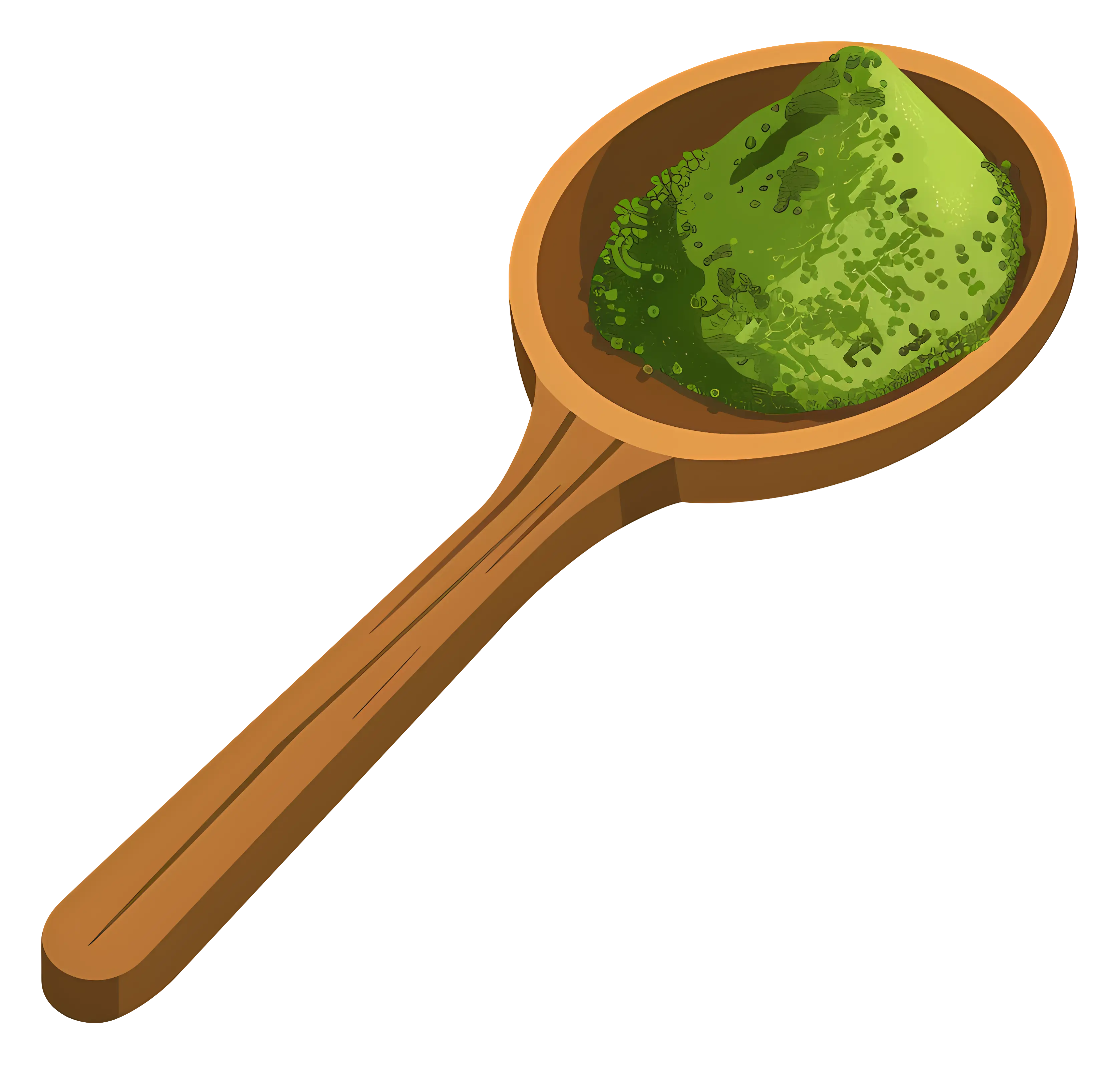 Green Powder on a Spoon