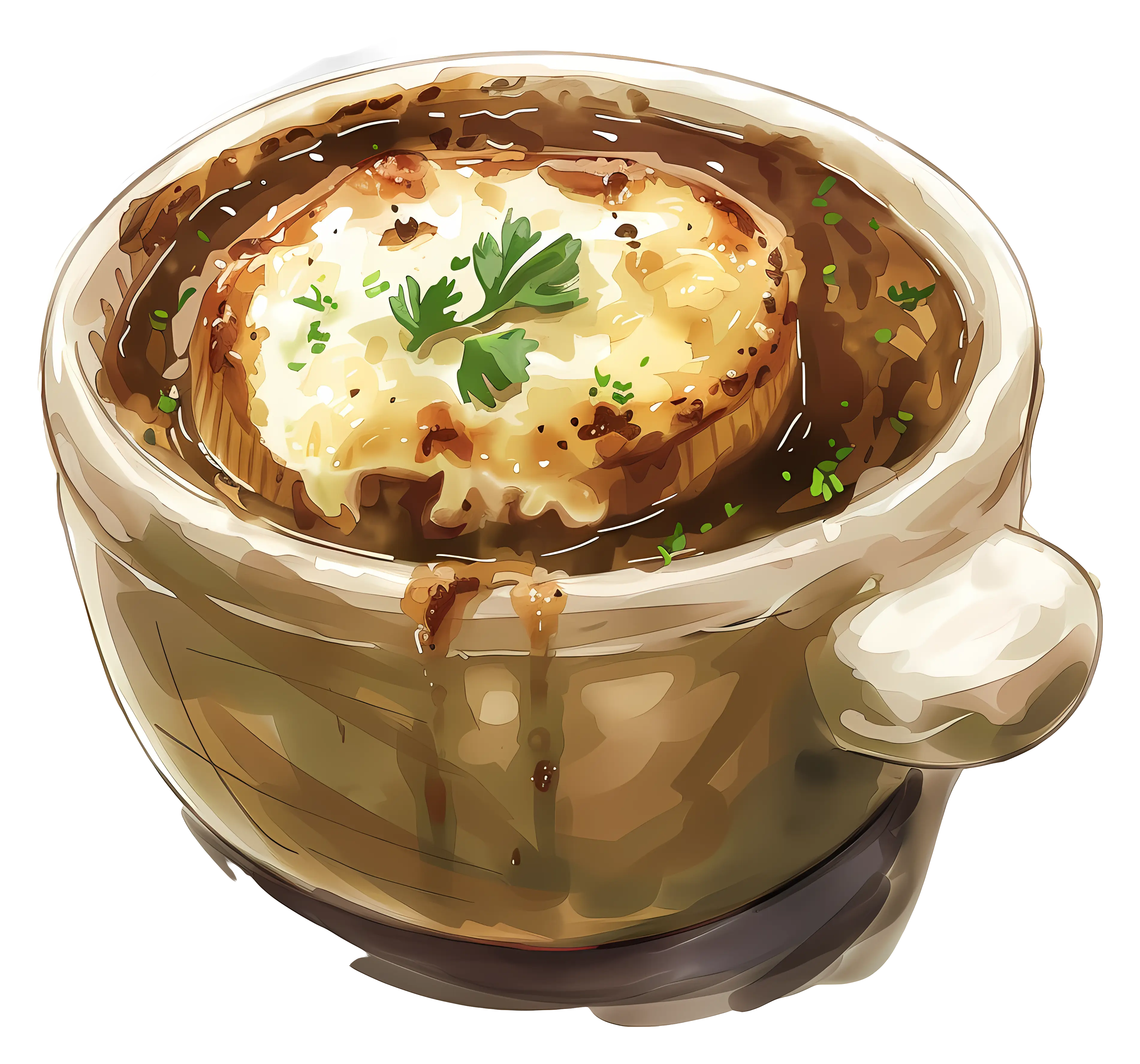 French Onion Soup with Cheese