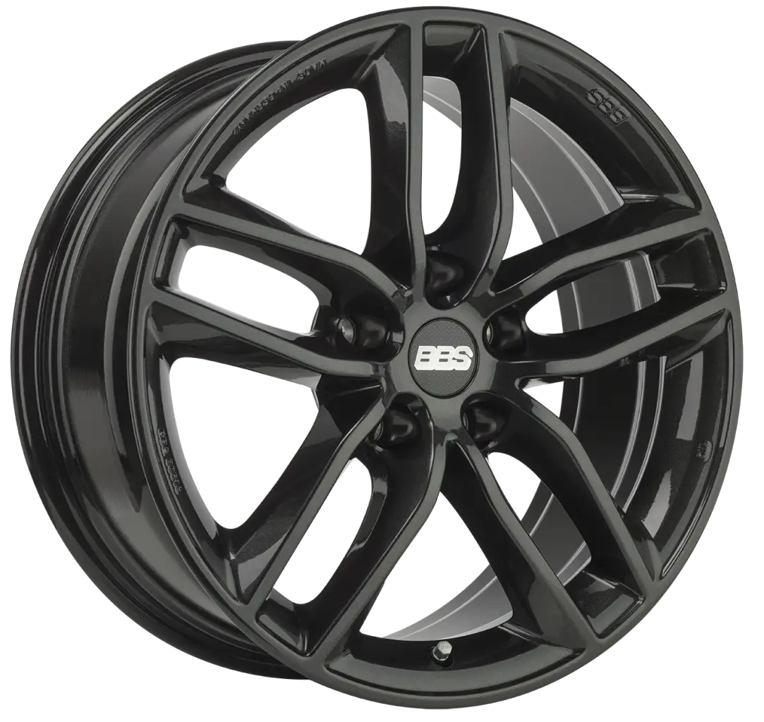 Black Alloy Car Wheel