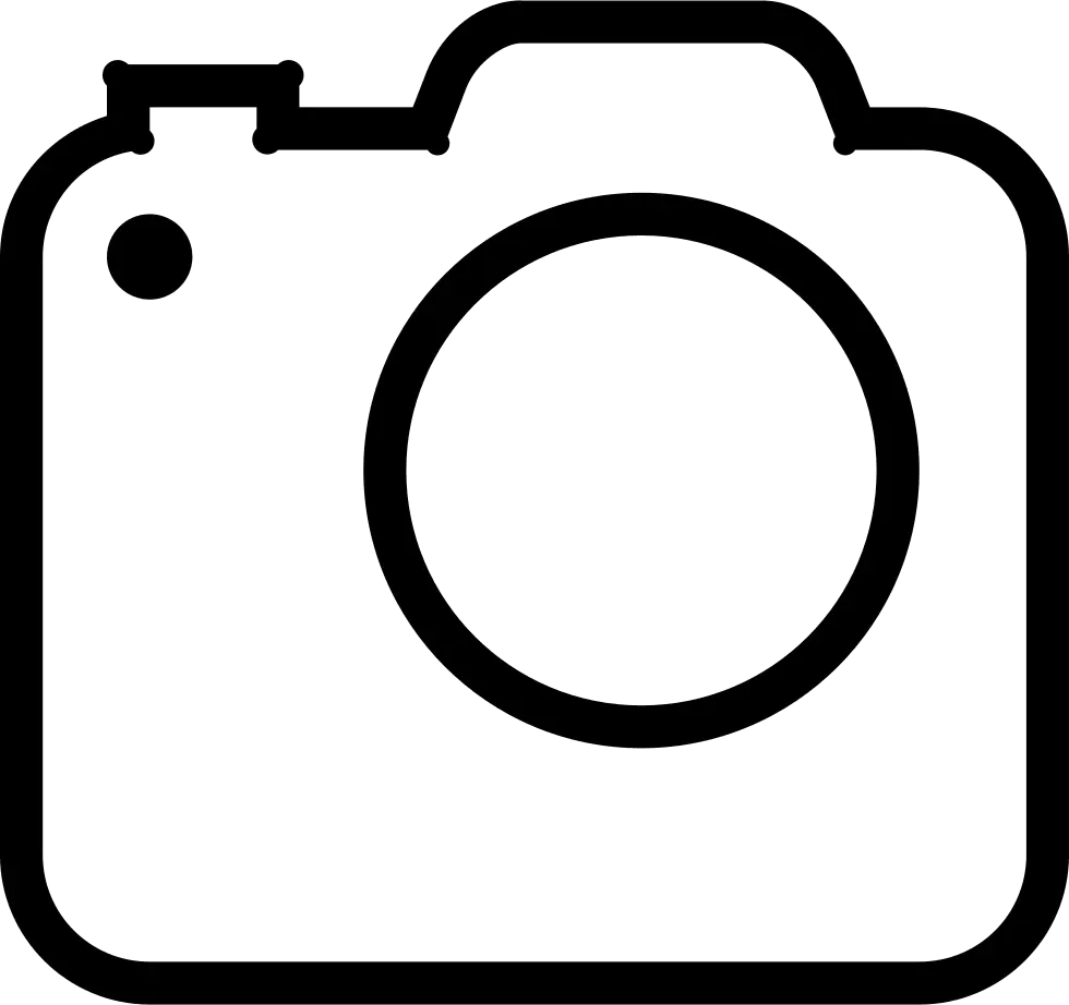 Minimalist Camera Icon for Photography