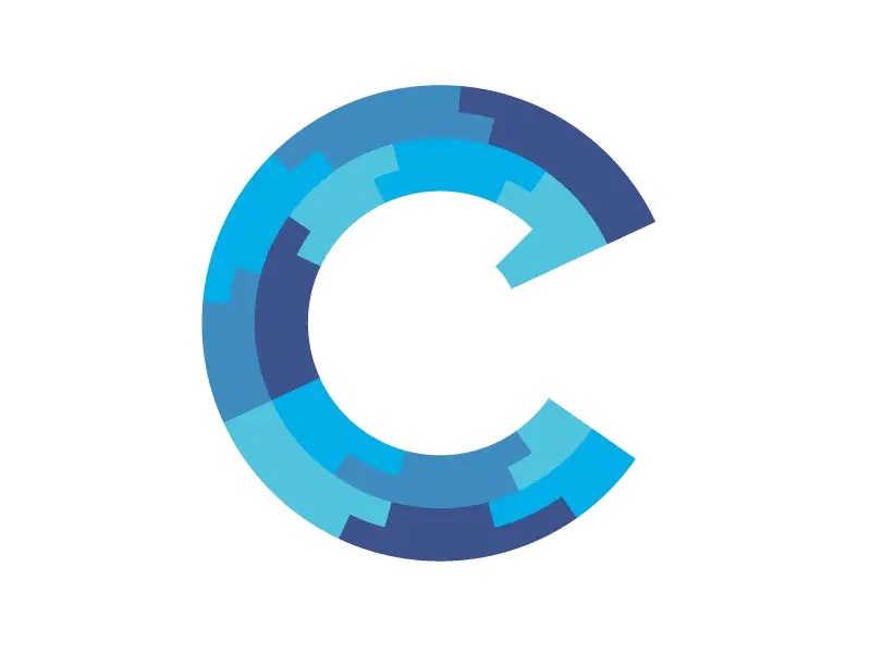 Blue C Logo Design