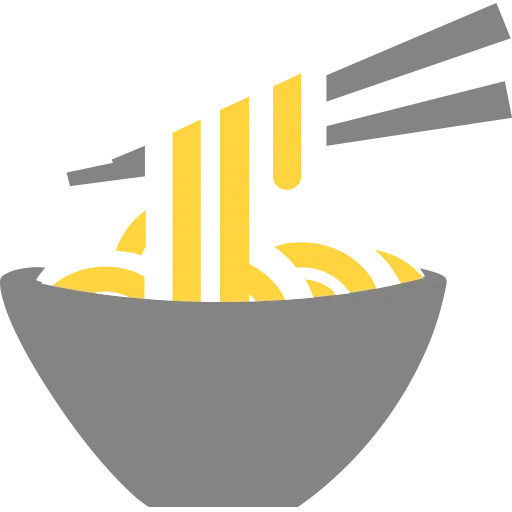 Bowl of Noodles with Chopsticks