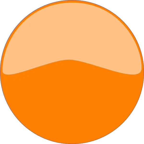 Bright Orange Sphere Illustration