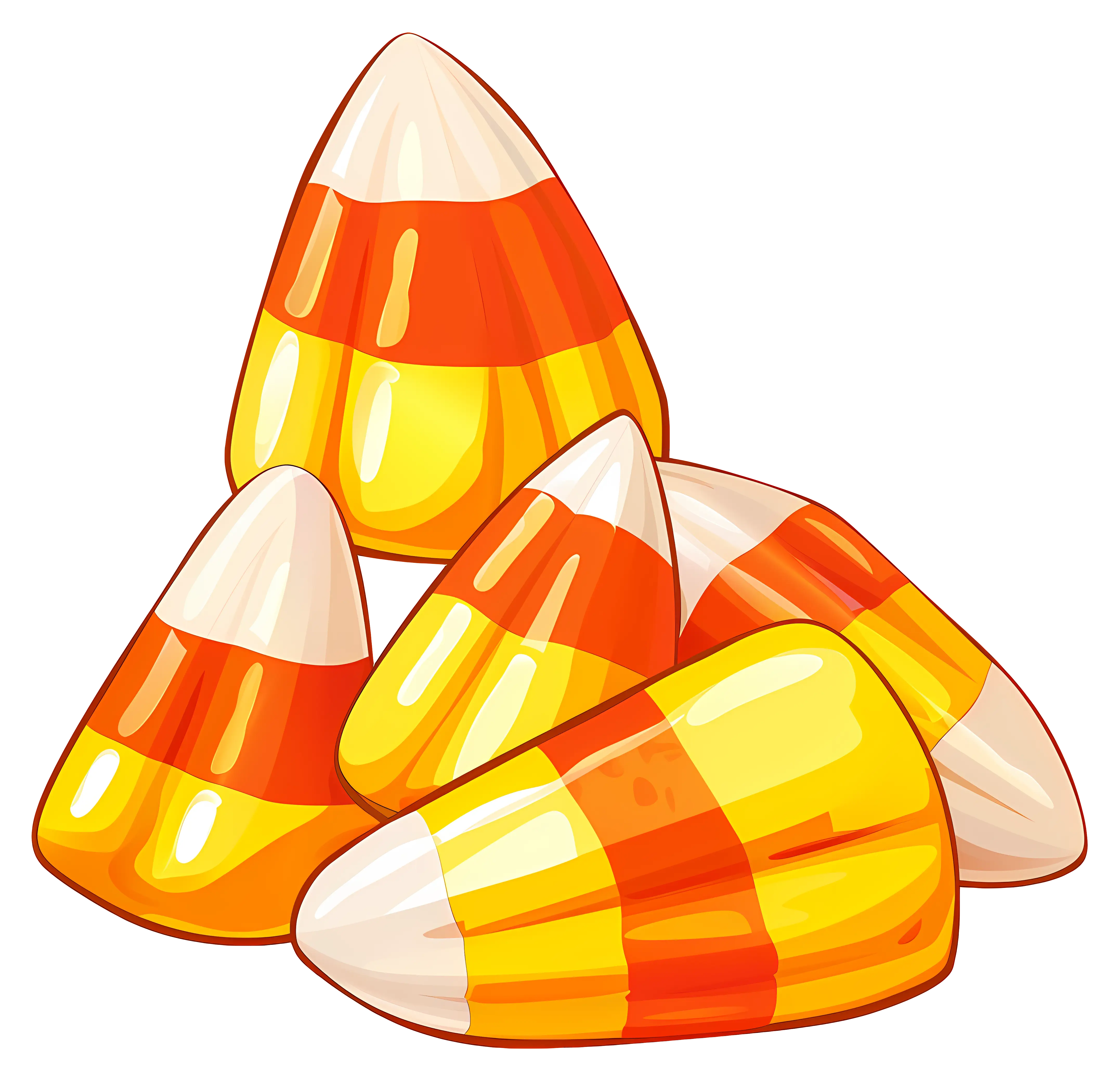 Colorful Candy Corn for Halloween