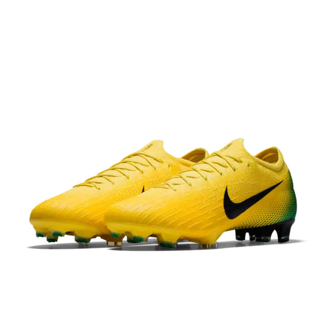 Bright Yellow Soccer Cleats