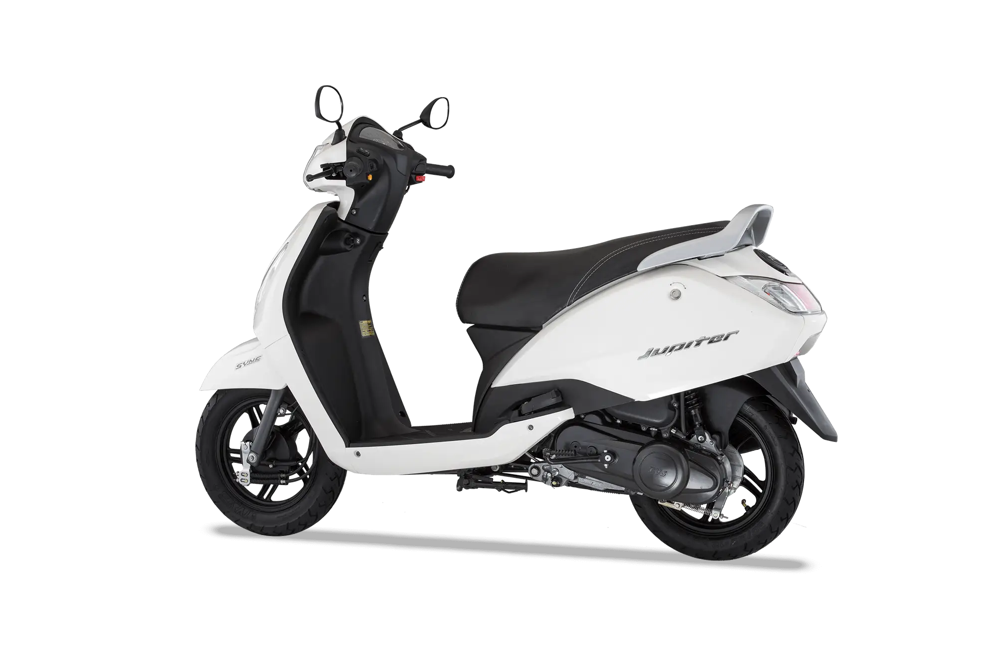 Sleek White Scooter