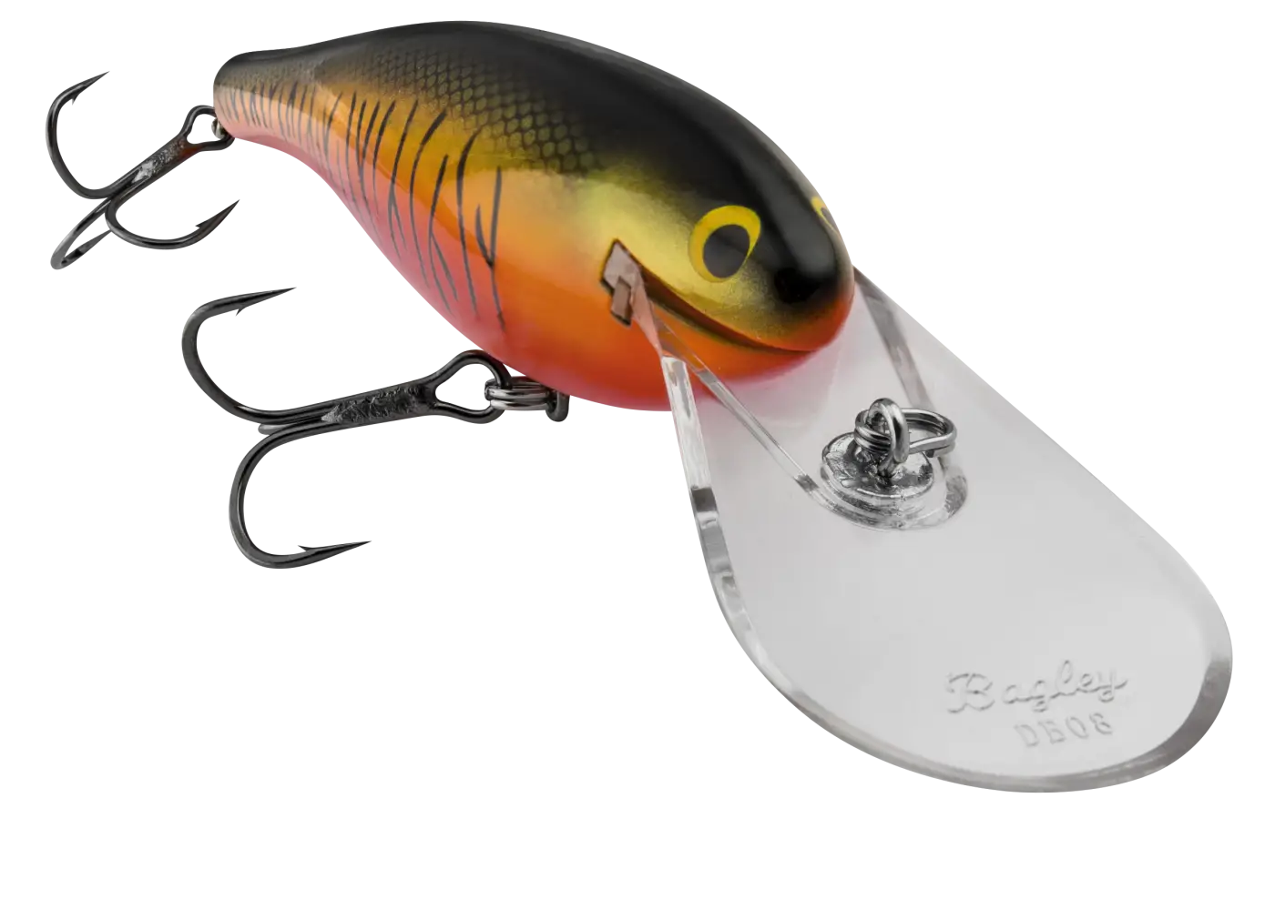 Orange and Black Fish Lure for Fishing