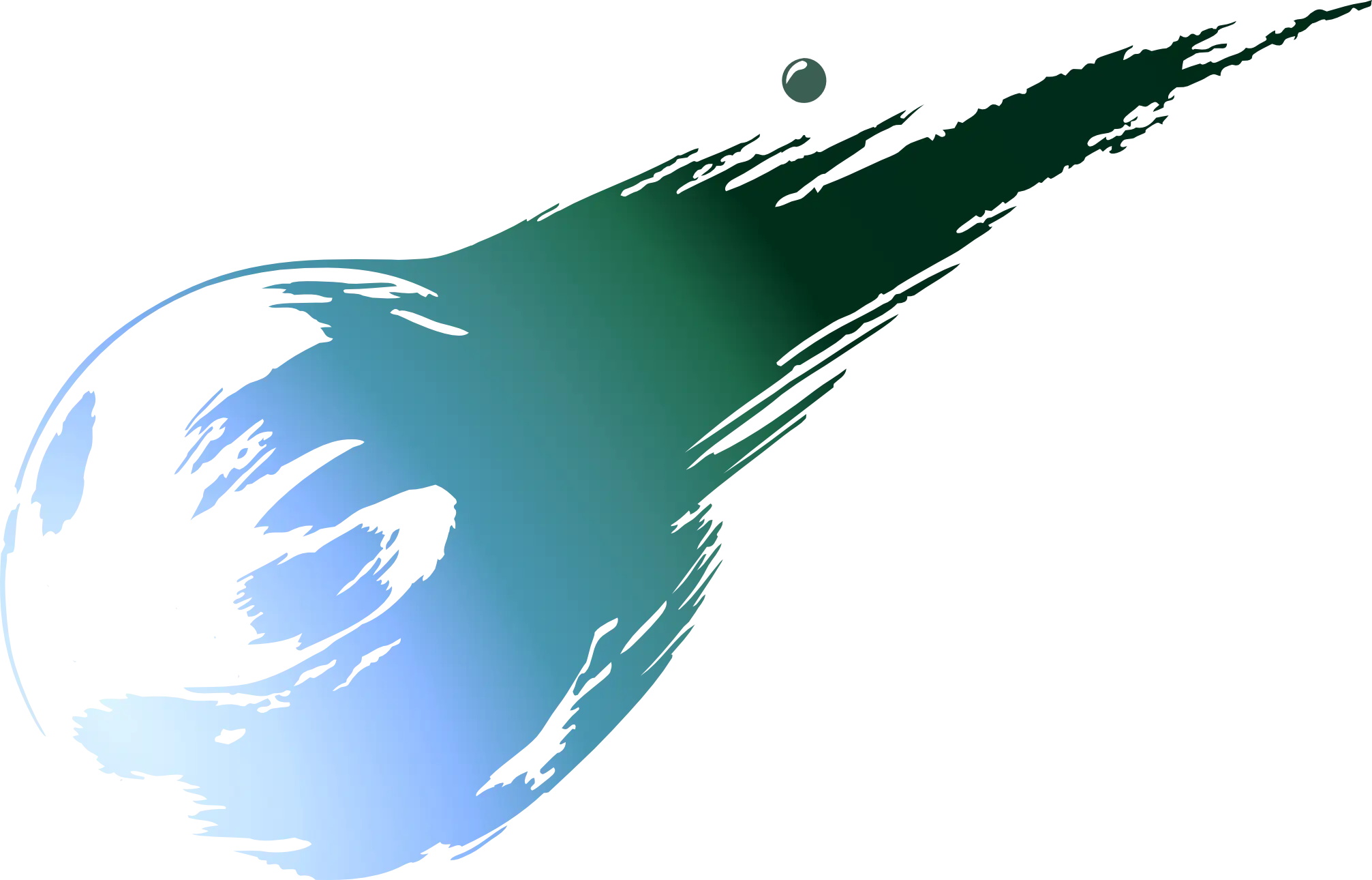 Dynamic Comet Illustration