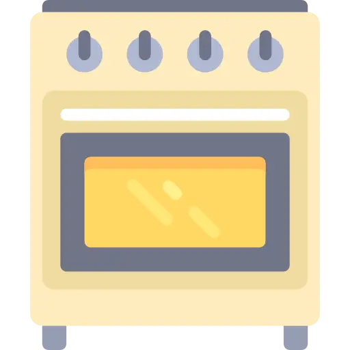 Yellow Oven for Cooking