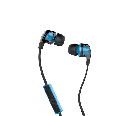 Black and Blue Modern Earphones