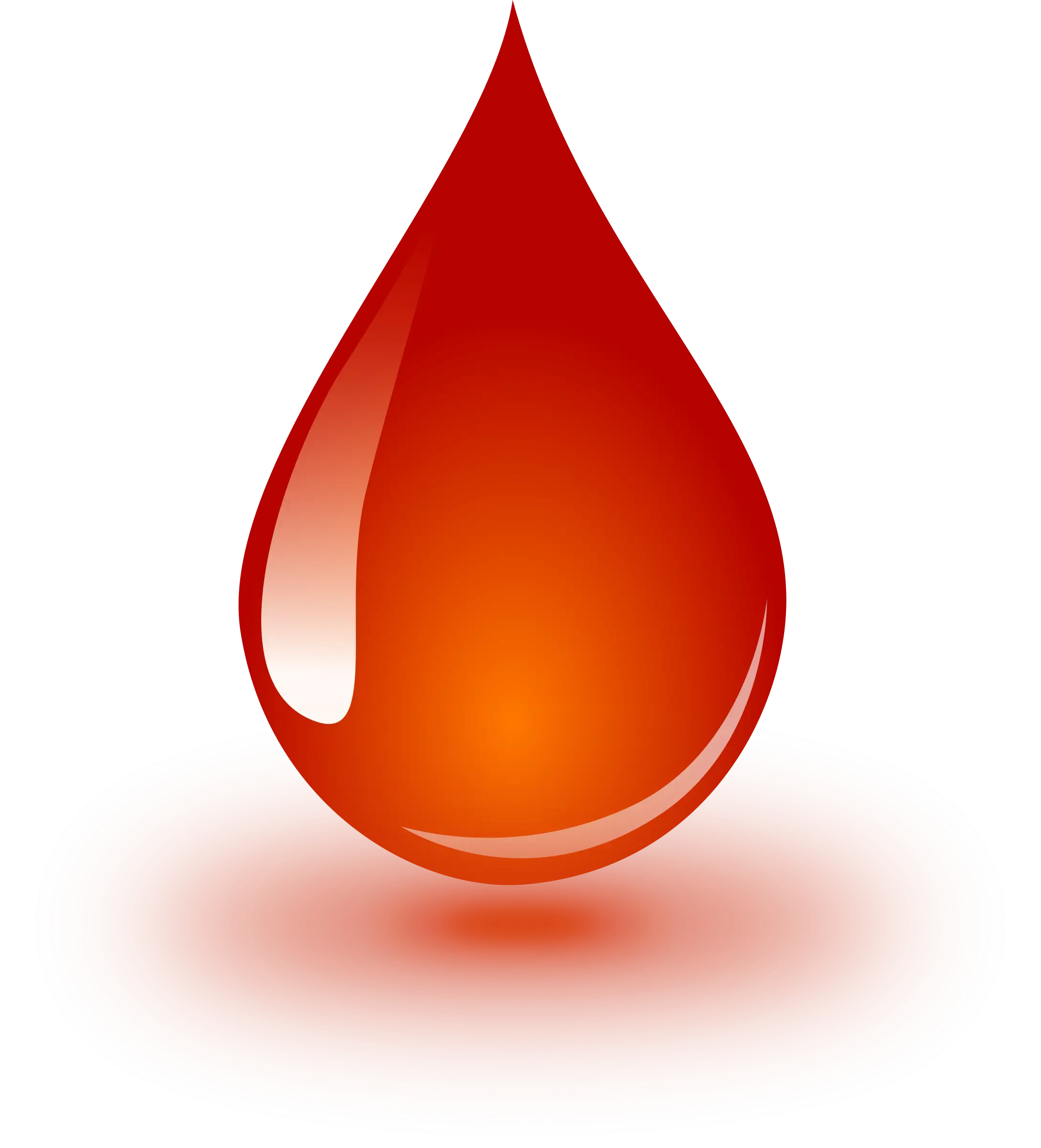 Red Blood Drop Symbol
