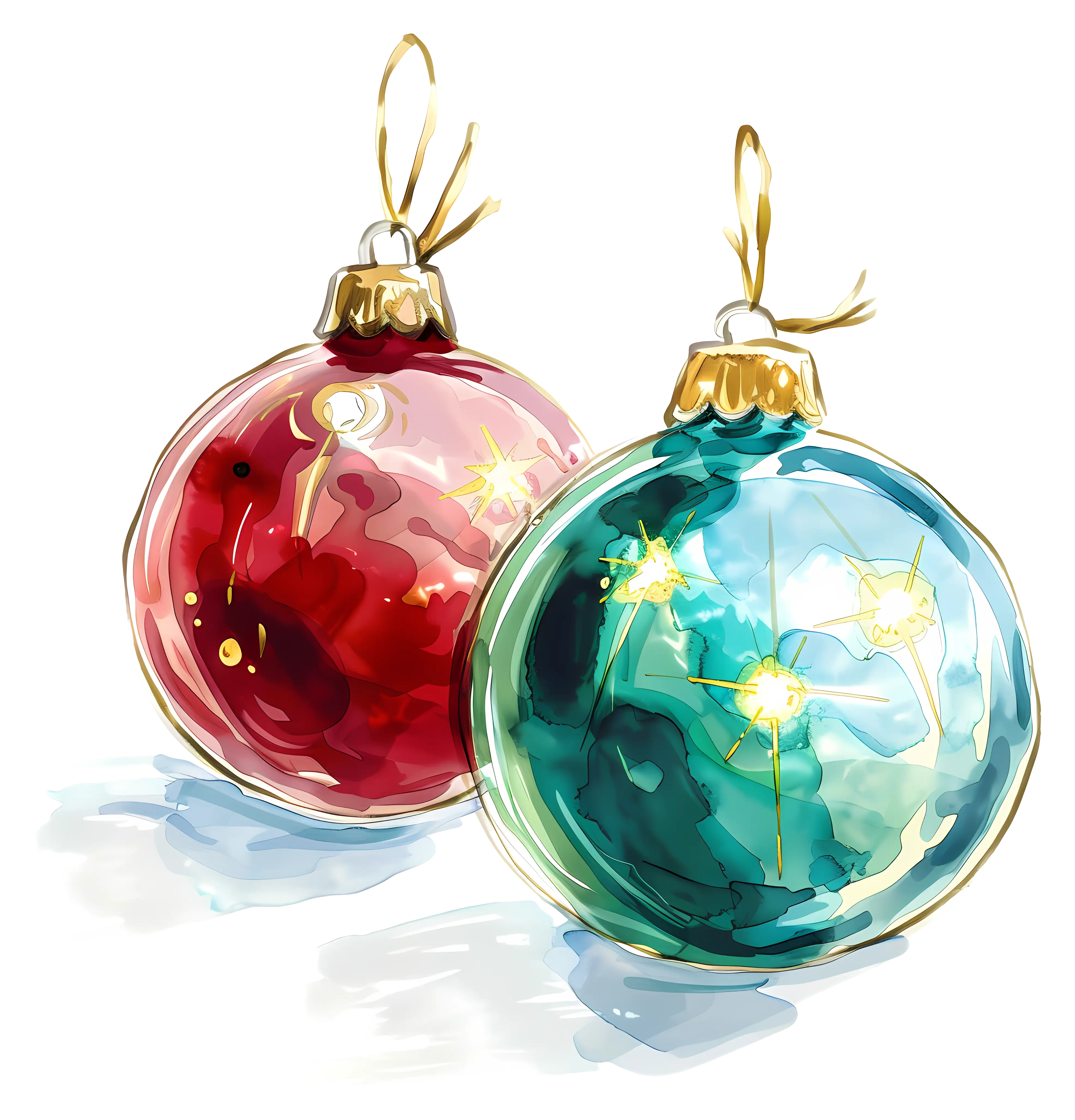 Glass Christmas Ornaments for Holiday Decor