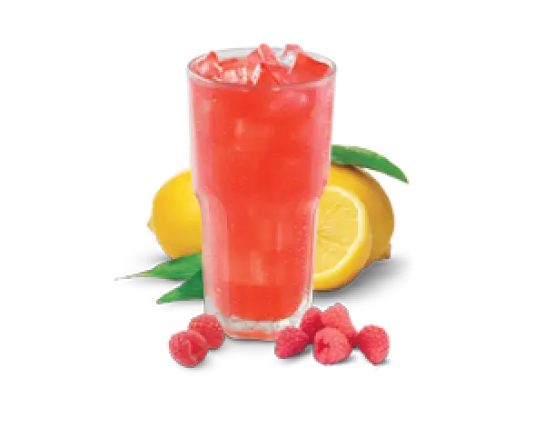 Raspberry Lemonade in a Glass