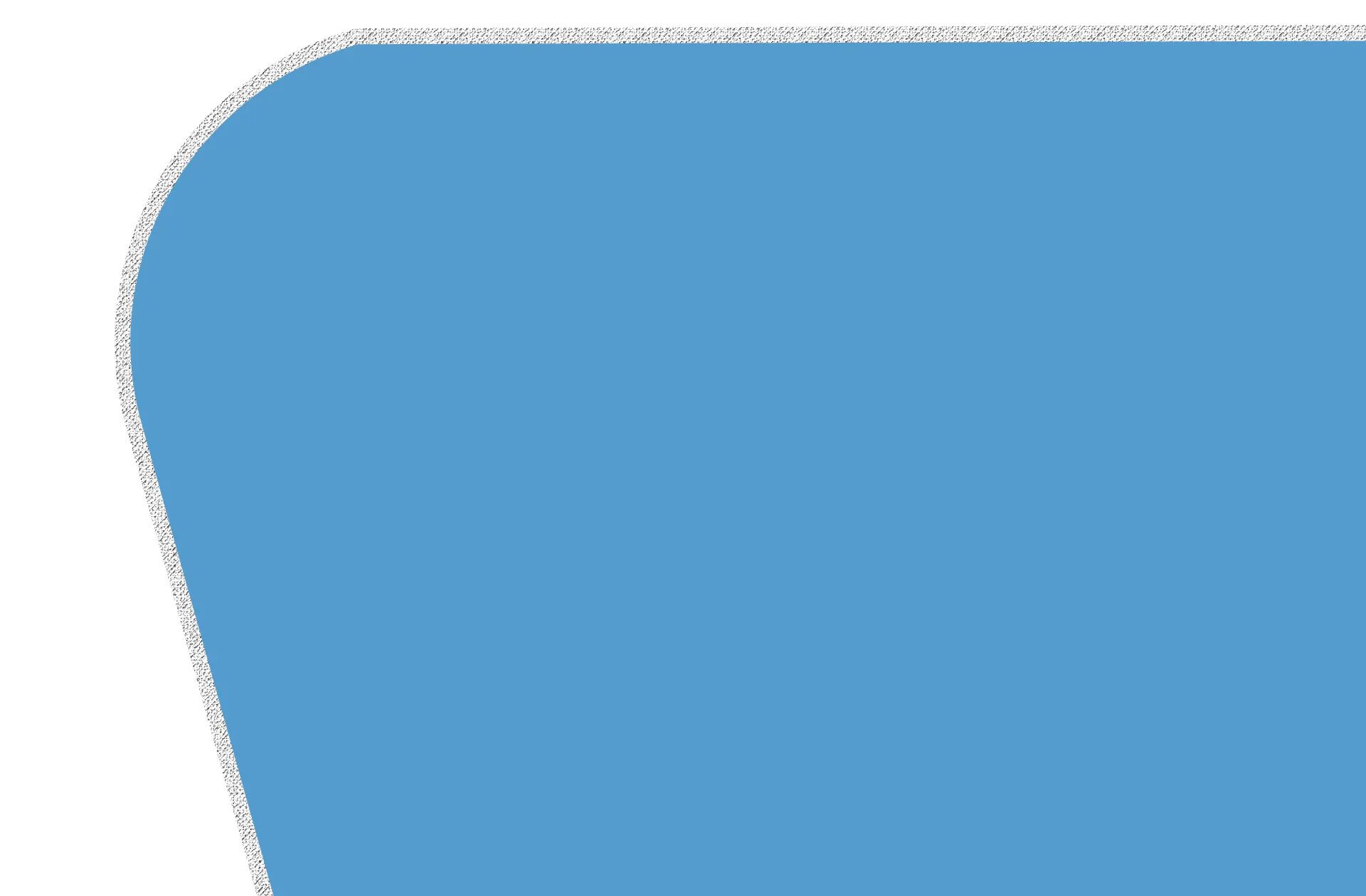Blue Geometric Corner Shape Element