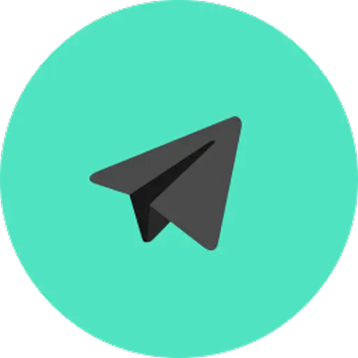 Black Paper Airplane Icon