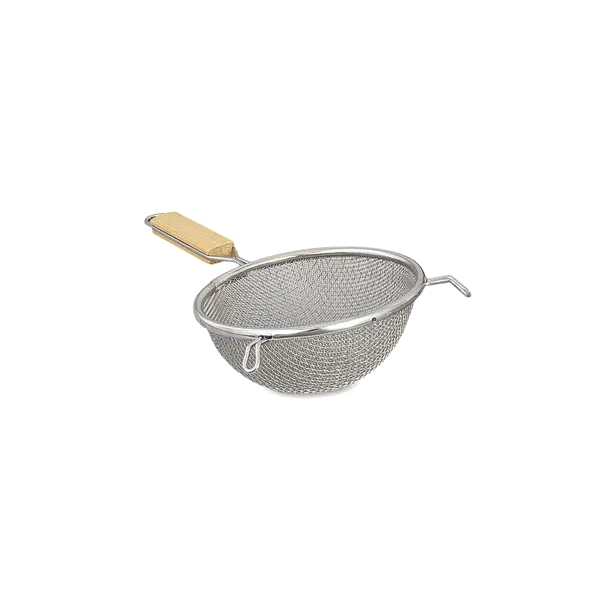 Fine Mesh Kitchen Sieve with Wooden Handle