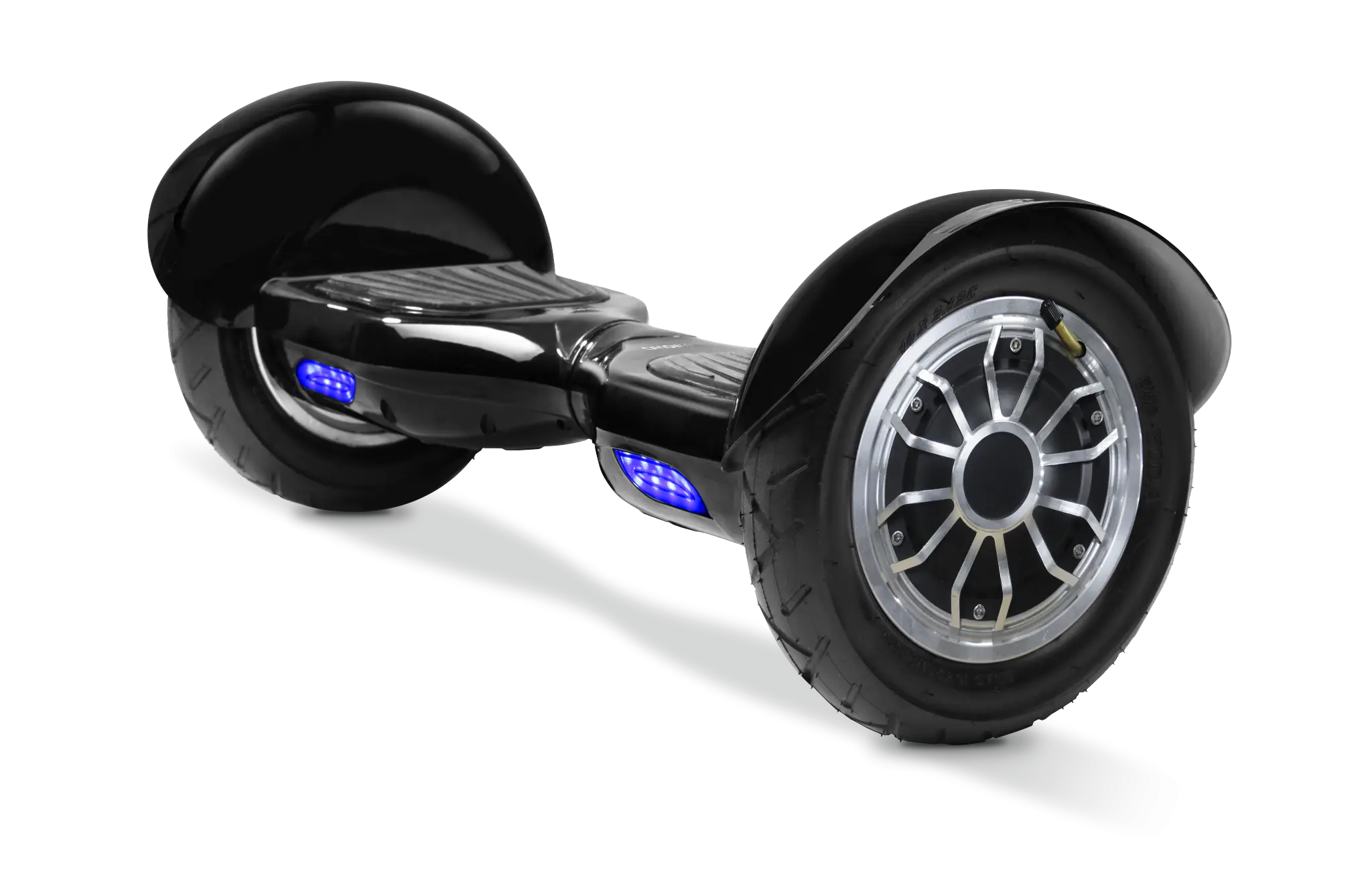 Black Hoverboard with LED Lights for Modern Transportation