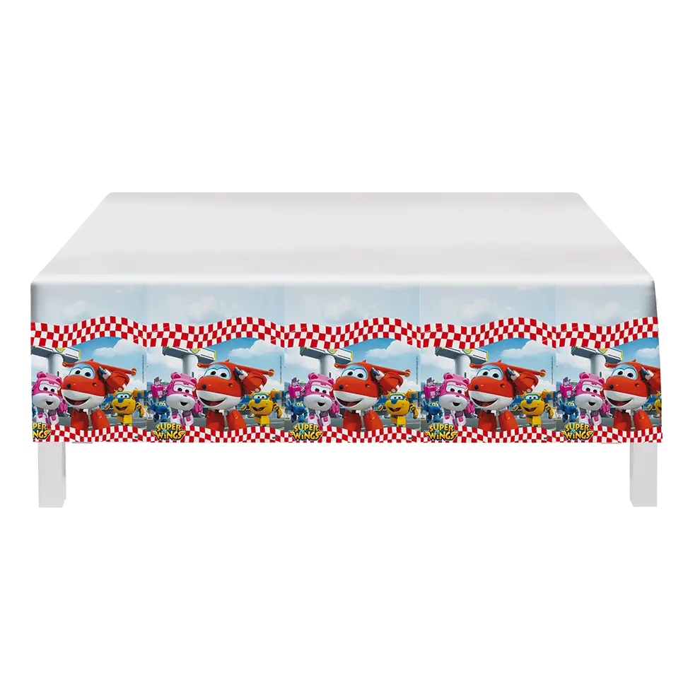 Colorful Cars Themed Tablecloth