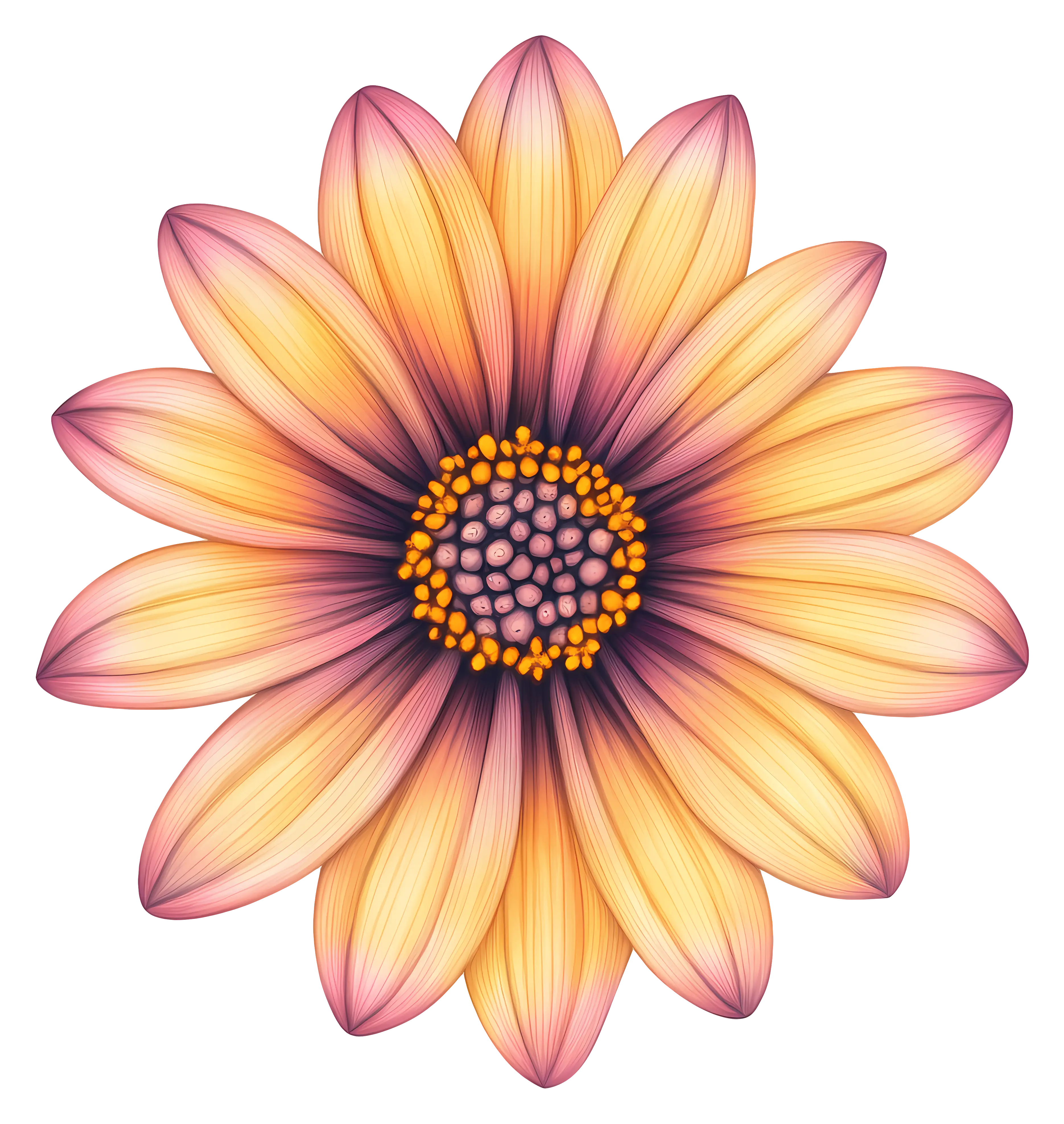 Yellow Flower Illustration