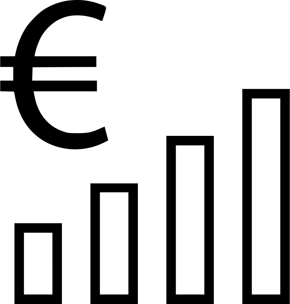 Euro Symbol with Bar Chart