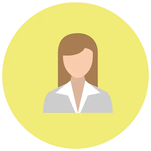 Female Avatar Icon in Flat Design