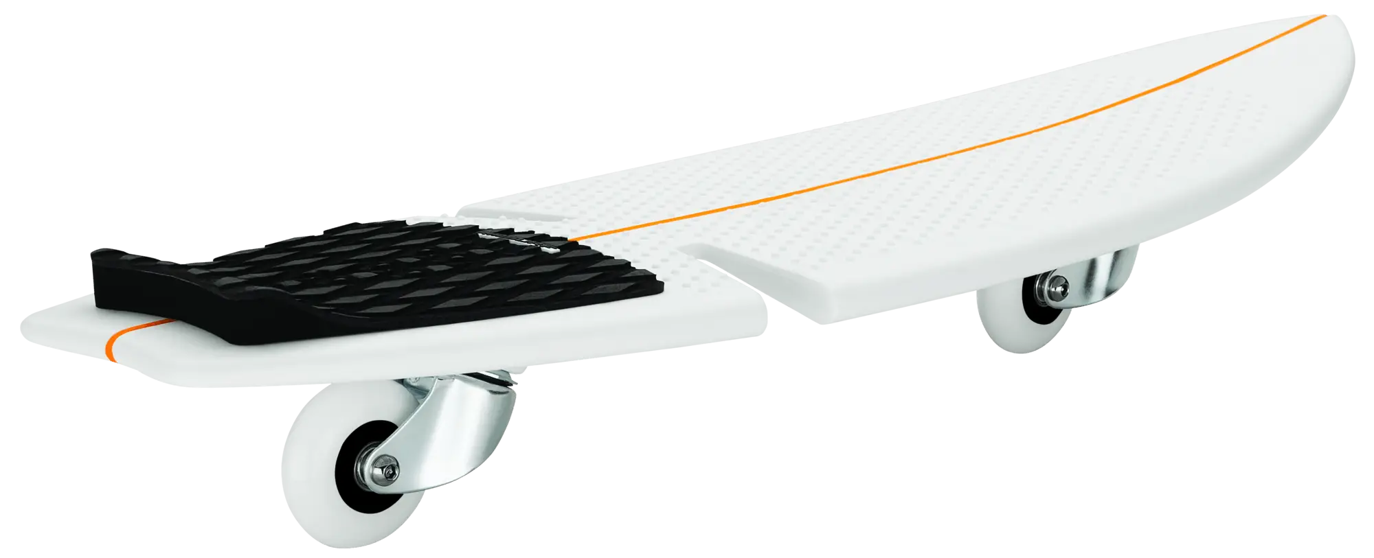 White Skateboard with Wheels