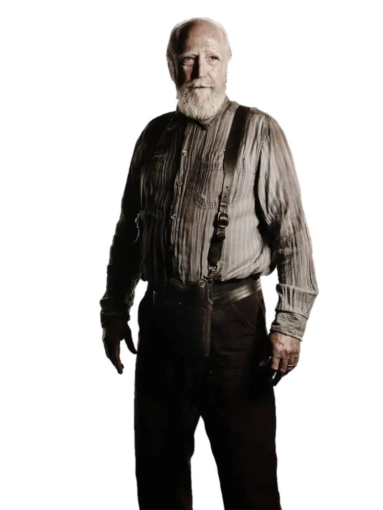 Man with Suspenders and Beard