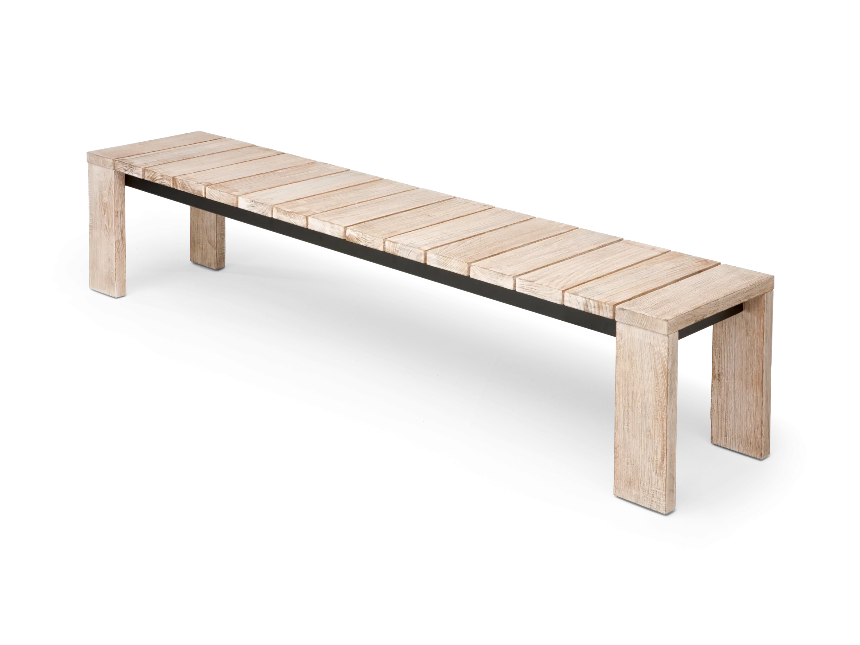Wooden Outdoor Bench for Relaxation