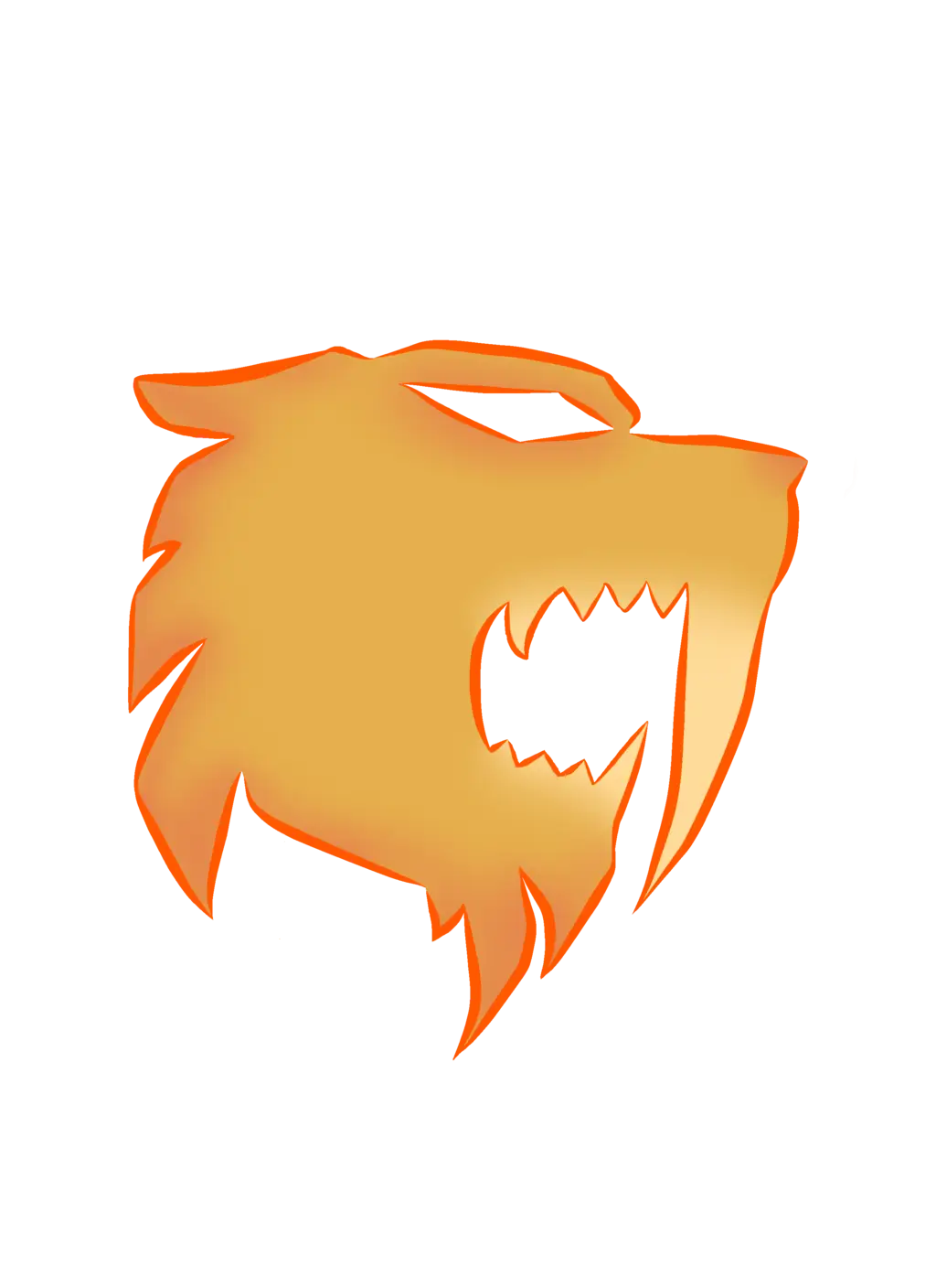 Fierce Lion Head Logo