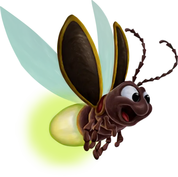 Glowing Firefly Illustration