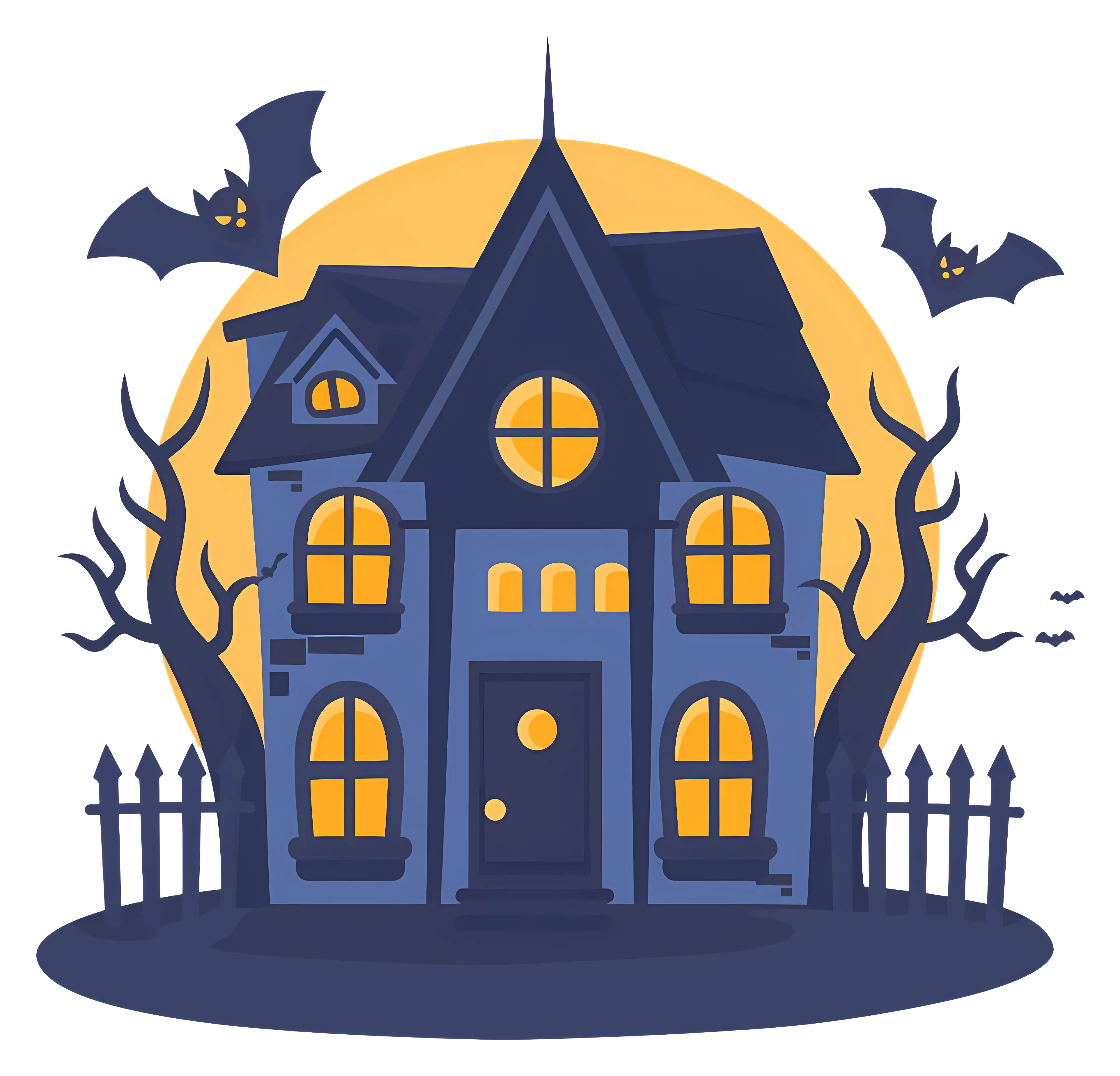 Spooky Haunted House for Halloween