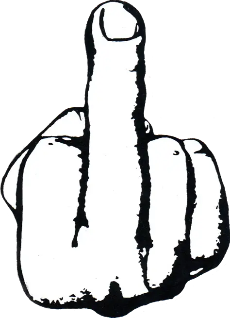Middle Finger Hand Gesture