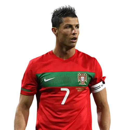 Soccer Player in Red Uniform