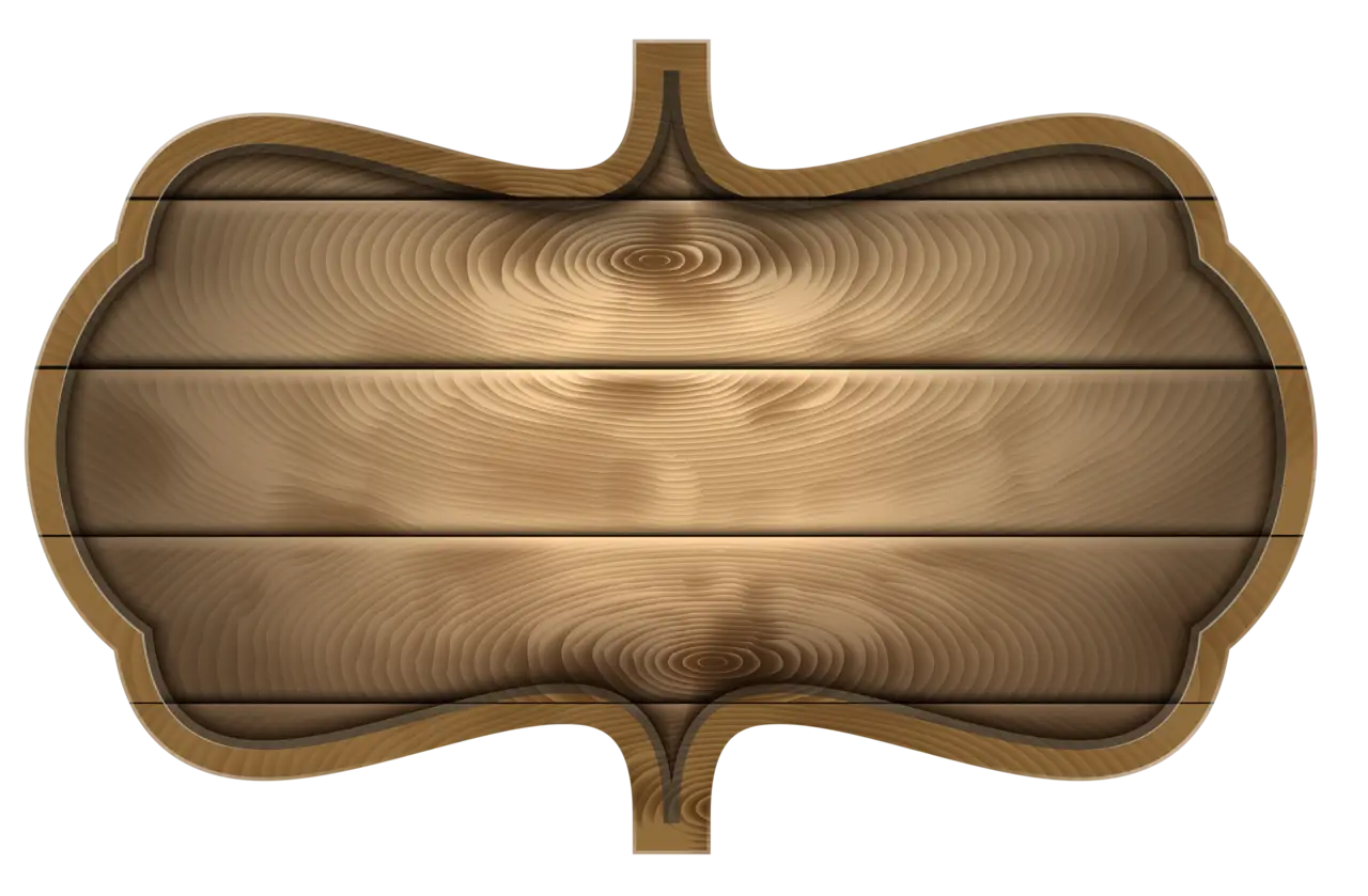 Blank Wooden Sign