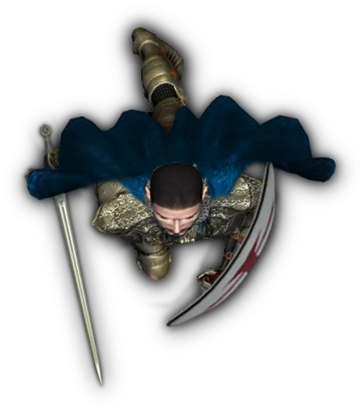Medieval Warrior with Sword and Shield