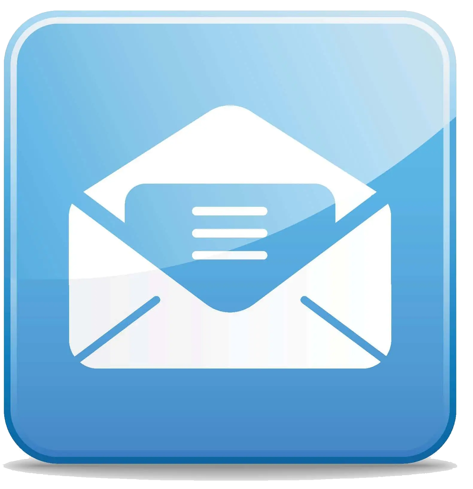 Blue Envelope Icon