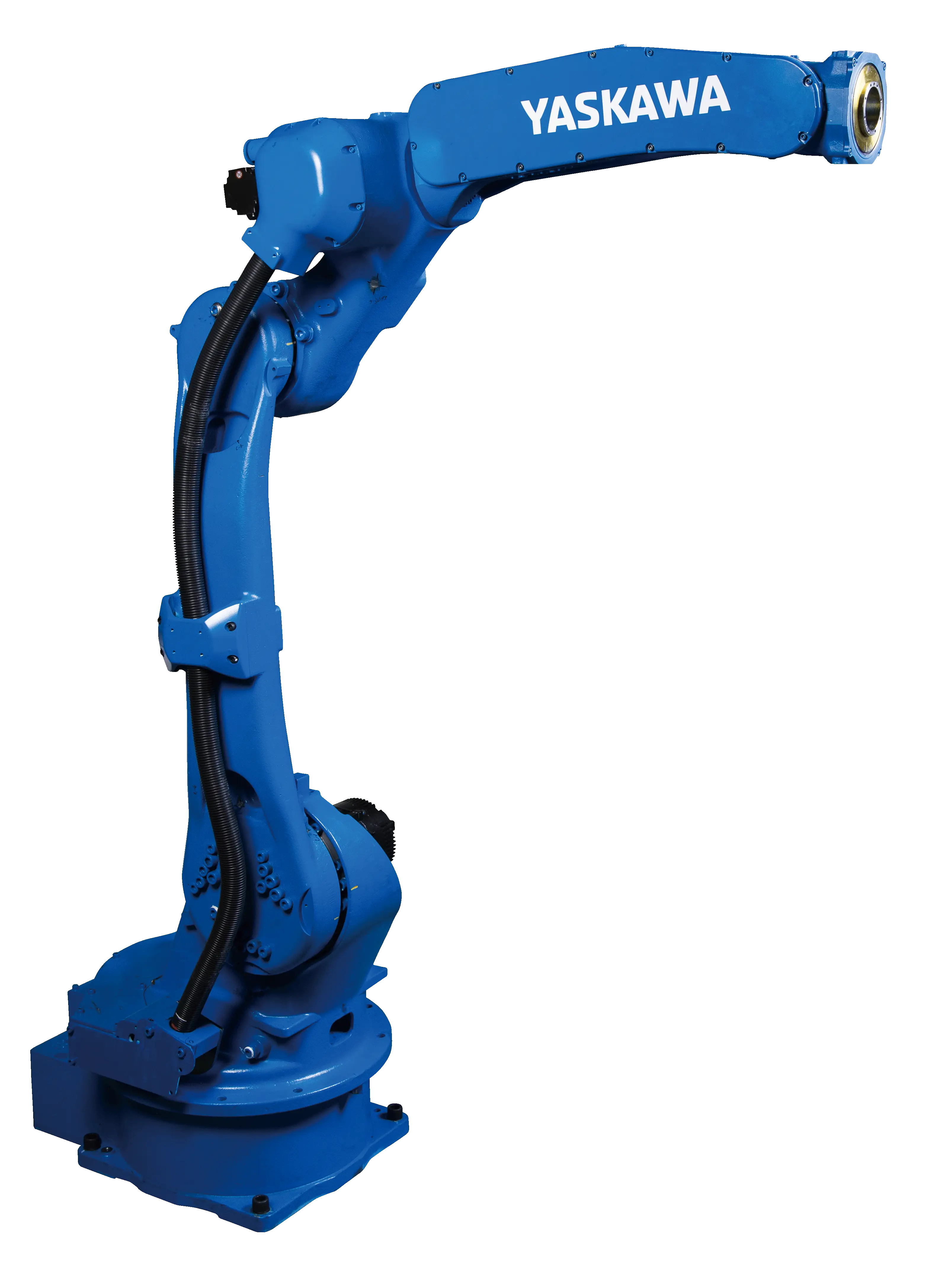 Blue Industrial Robot for Automation