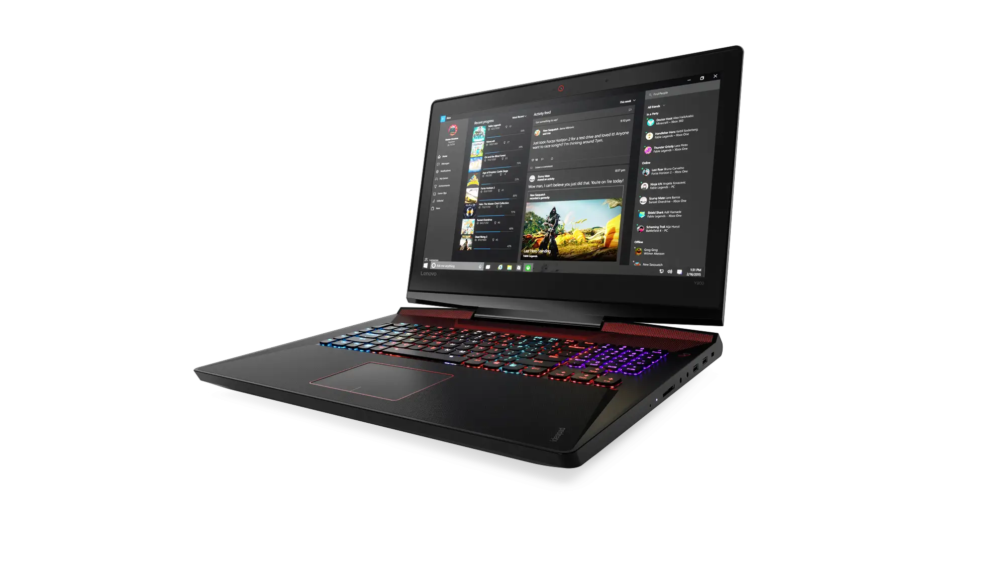 High-Performance Gaming Laptop with RGB Keyboard
