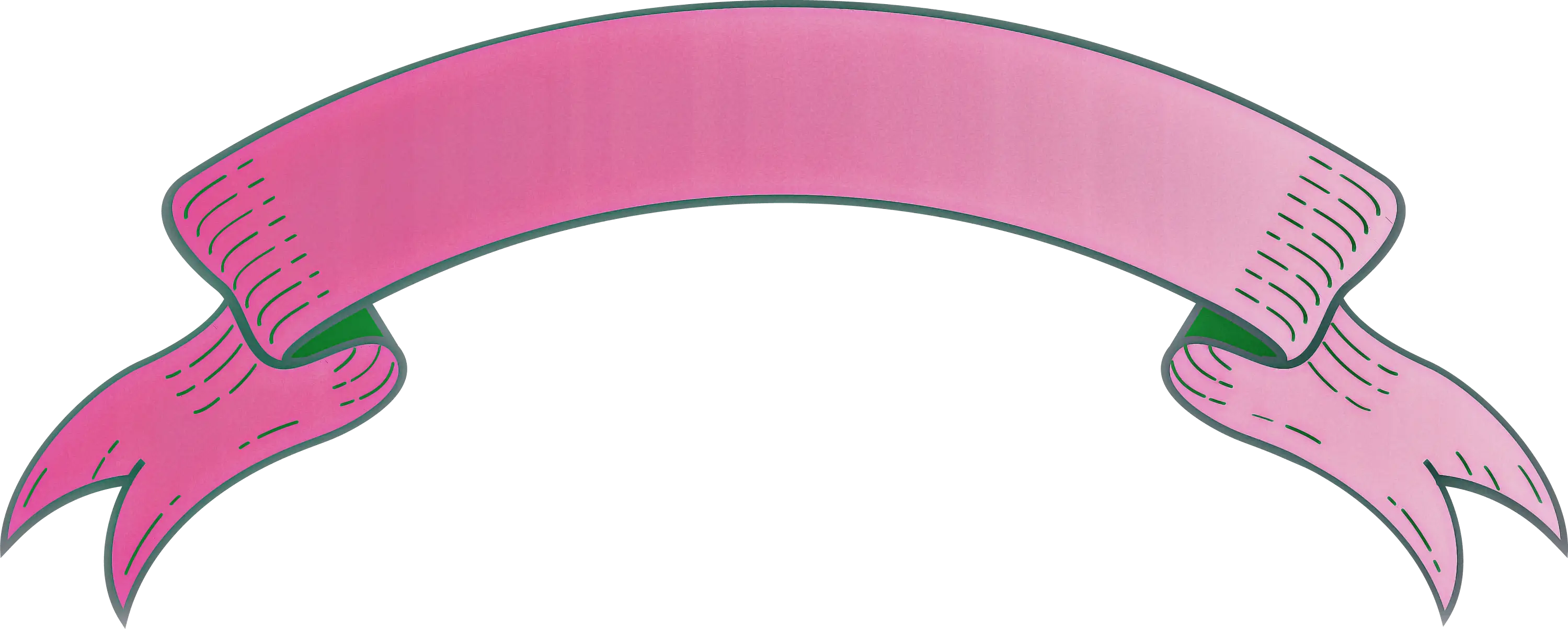 Pink Decorative Ribbon Graphic Design