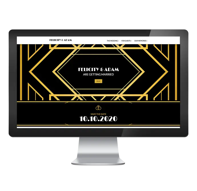 Modern Wedding Invitation Website