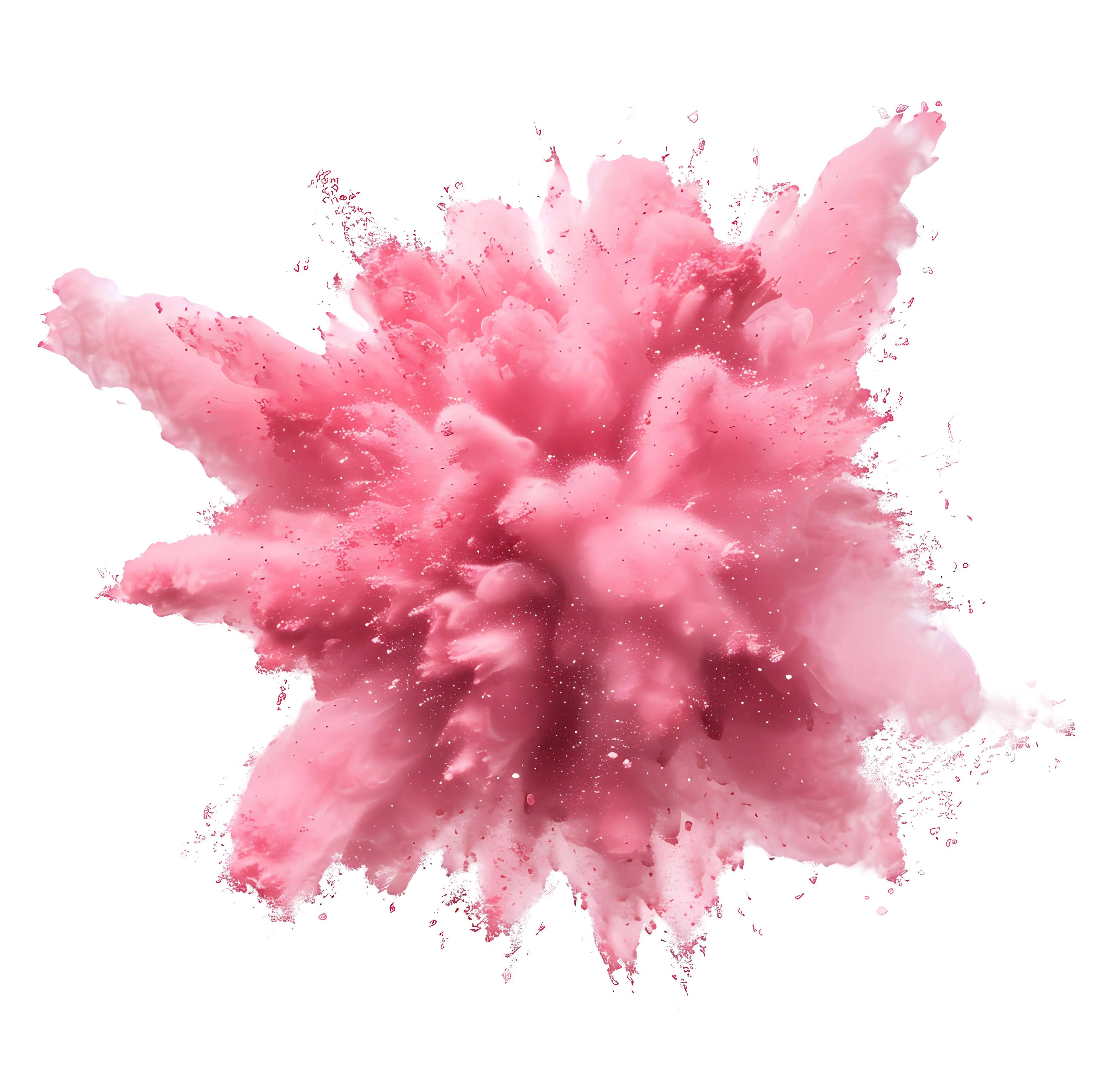 Pink Powder Explosion Symbol