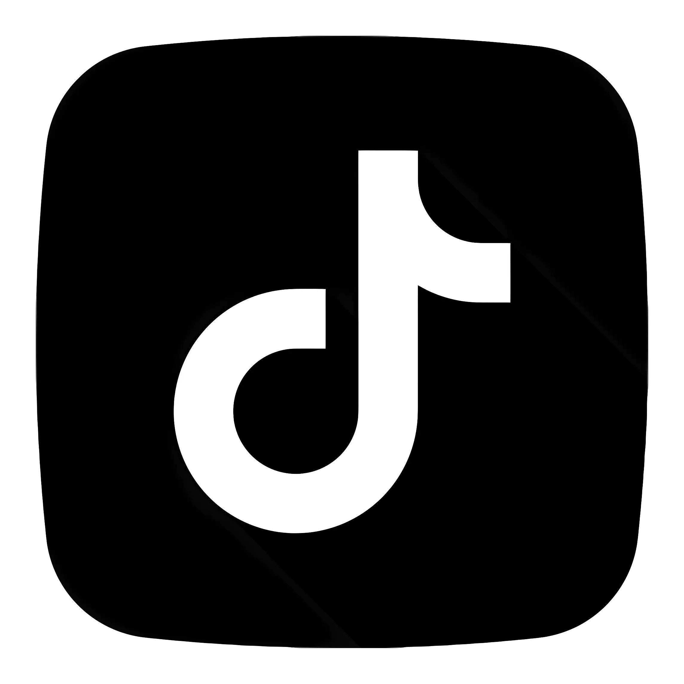 TikTok Logo in Colorful Square
