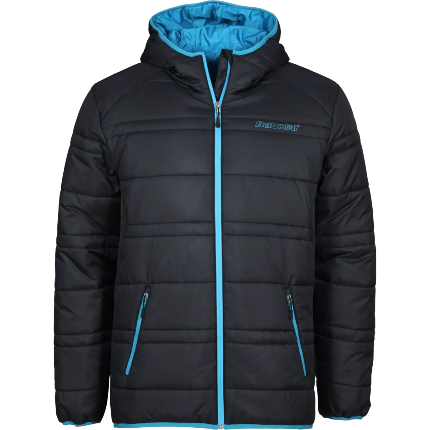 Black and Blue Padded Jacket