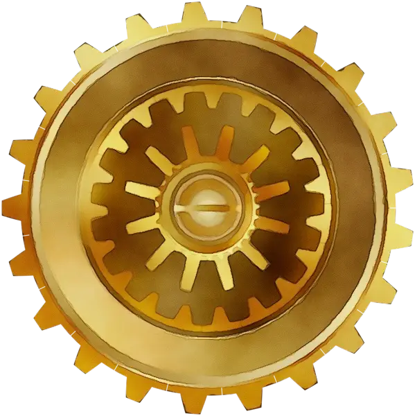 Golden Gear for Mechanical Artworks