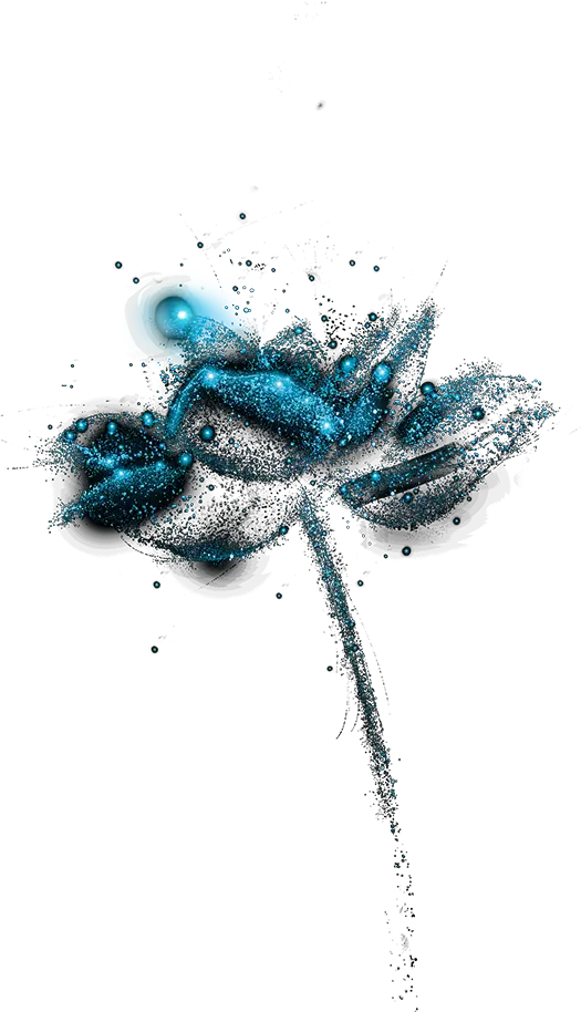 Blue Sparkling Rose