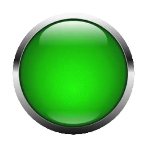 Green Button for Digital Interface Element