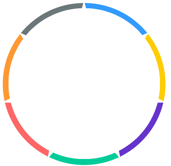 Colorful Circular Chart Design