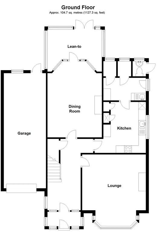 Ground Floor Architectural House Plan