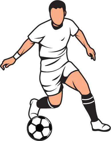 Soccer Player in Action